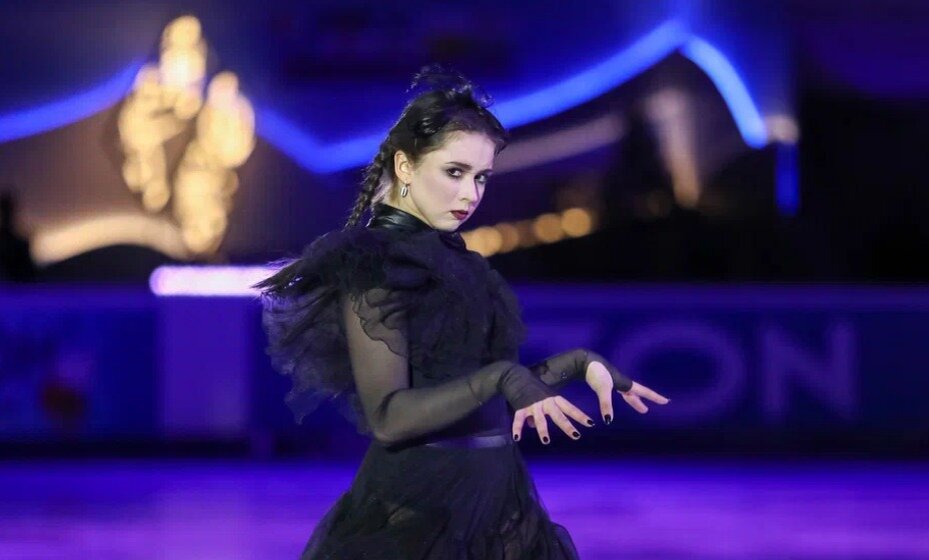    Валиевой идеально подошел образ Уэнсдей. Фото: Мария Ленц, Комсомольская правда