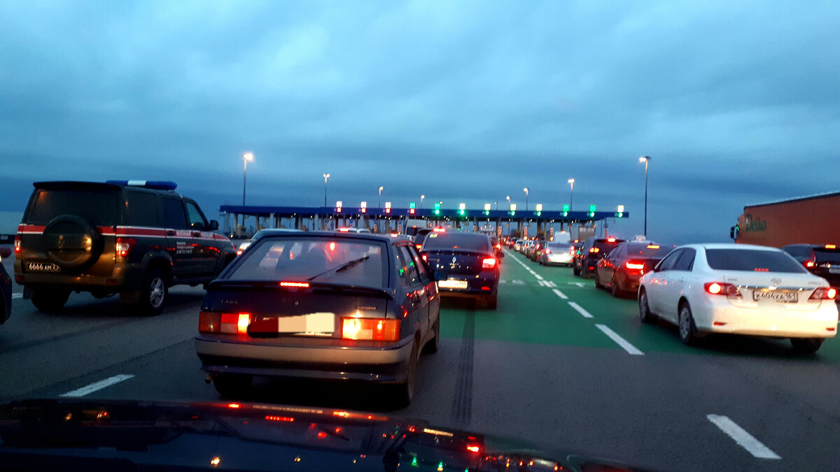 Платная дорога на Ростов