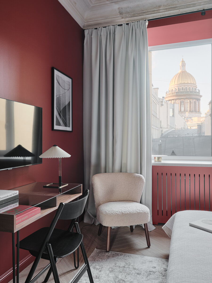 Стильно, эффектно и функционально. Необычный интерьер студии 30 кв.м. в центре Санкт-Петербурга