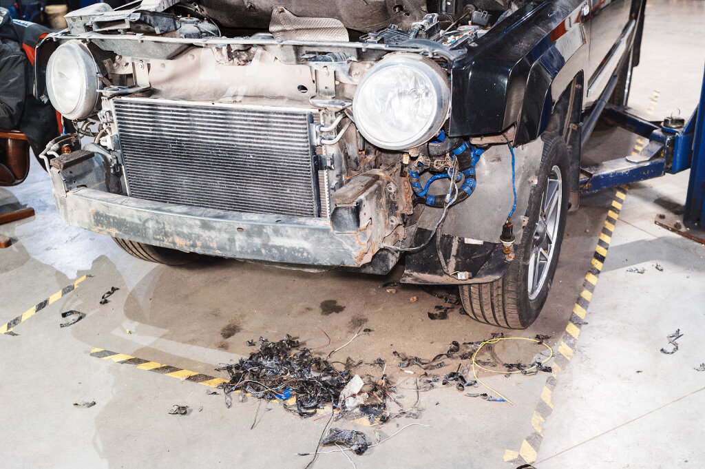 Это уже третья кучка проводки Джип Компас