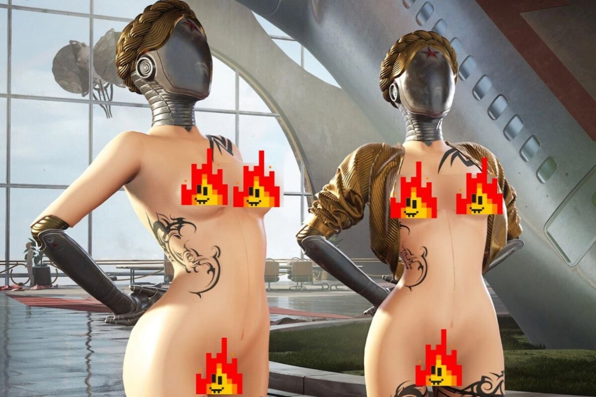 Стали еще сексуальней - моддеры заменили близняшек из Atomic Heart на девуш...