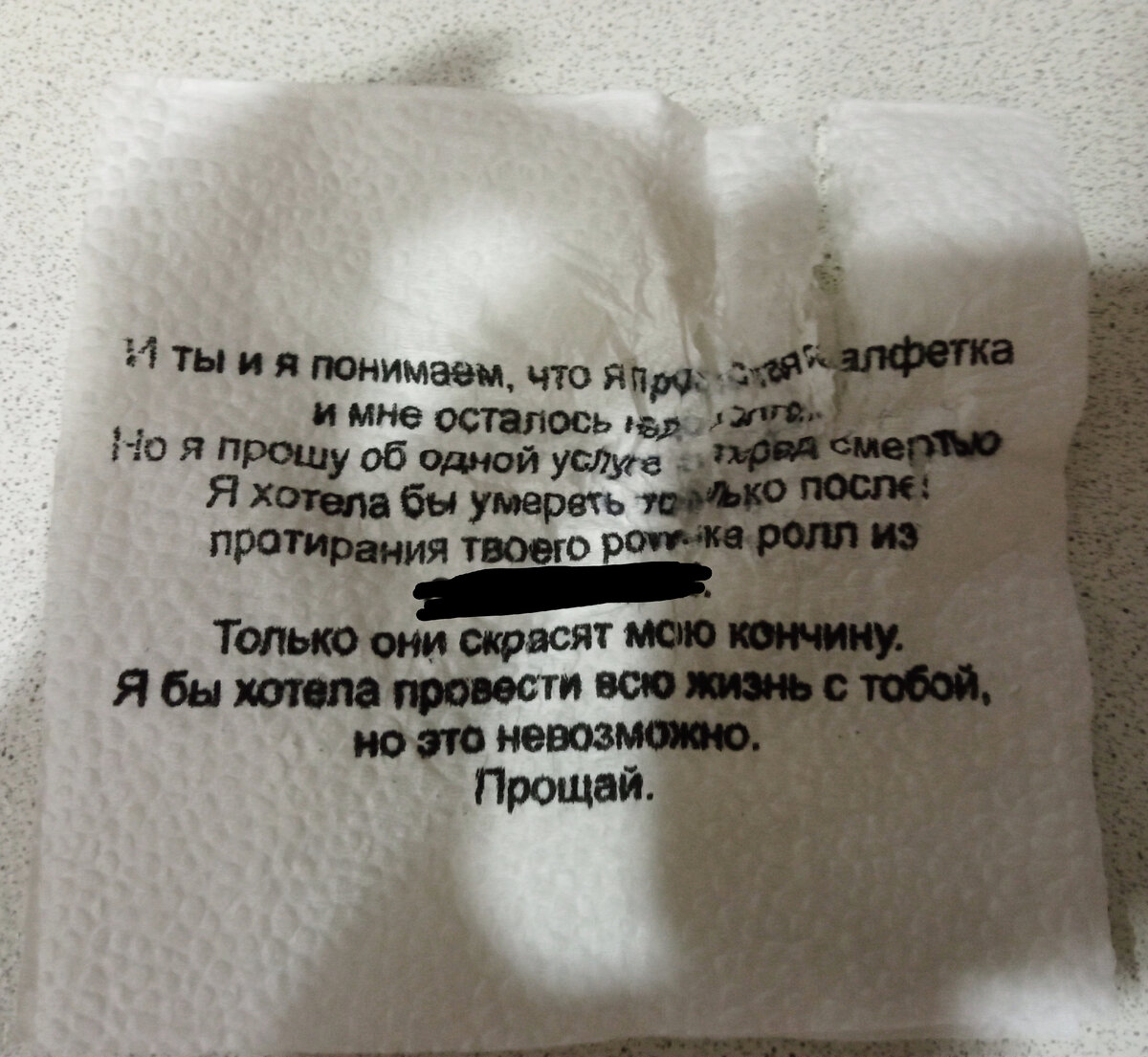 Салфетка - философ... 