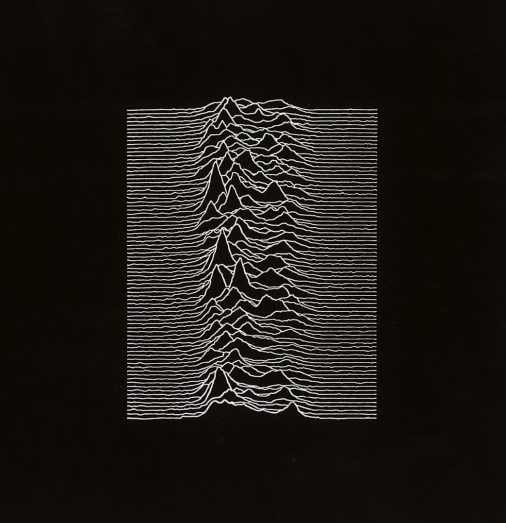 Joy Division - Unknown Pleasures (1979). Фото взято из открытого источника "Яндекс.Картинки"