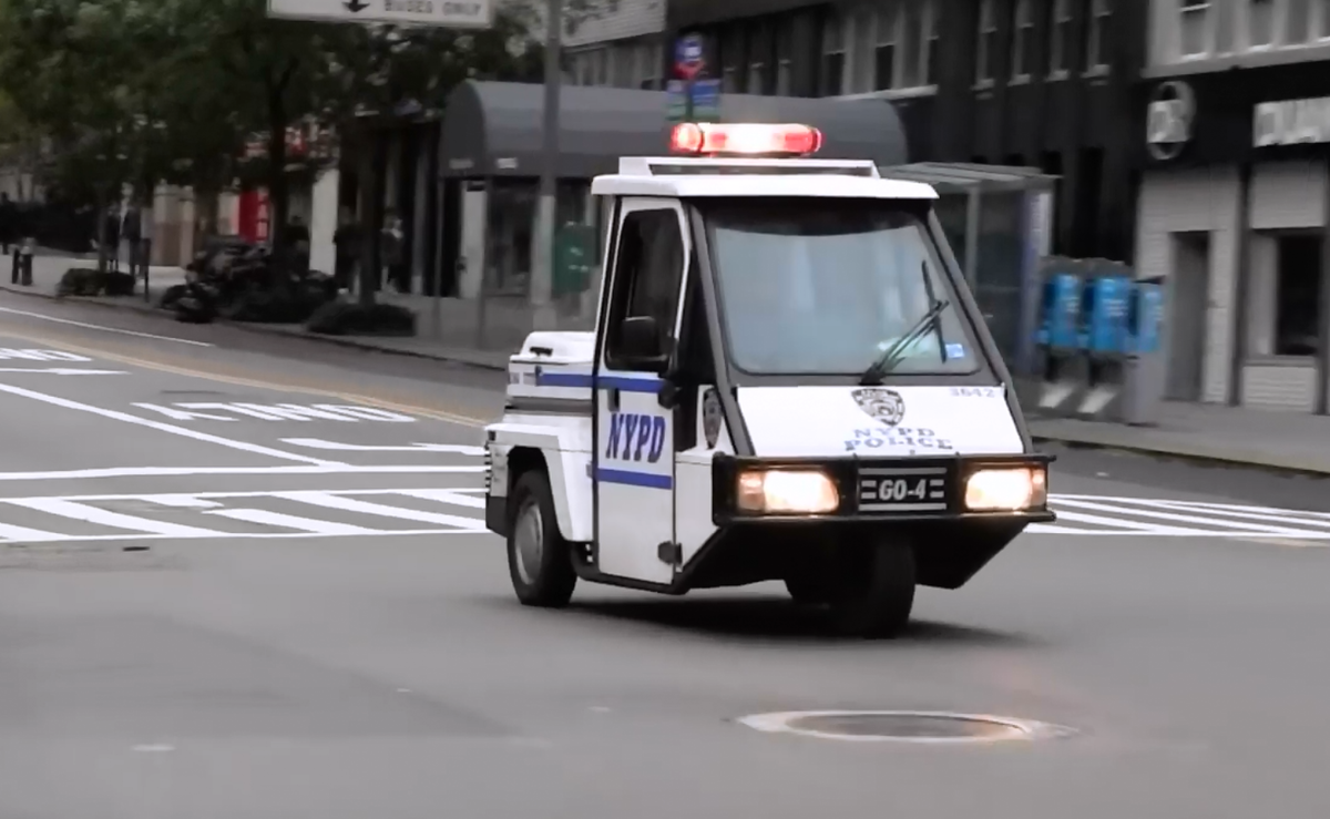 Cushman Threewheeler NYPD.