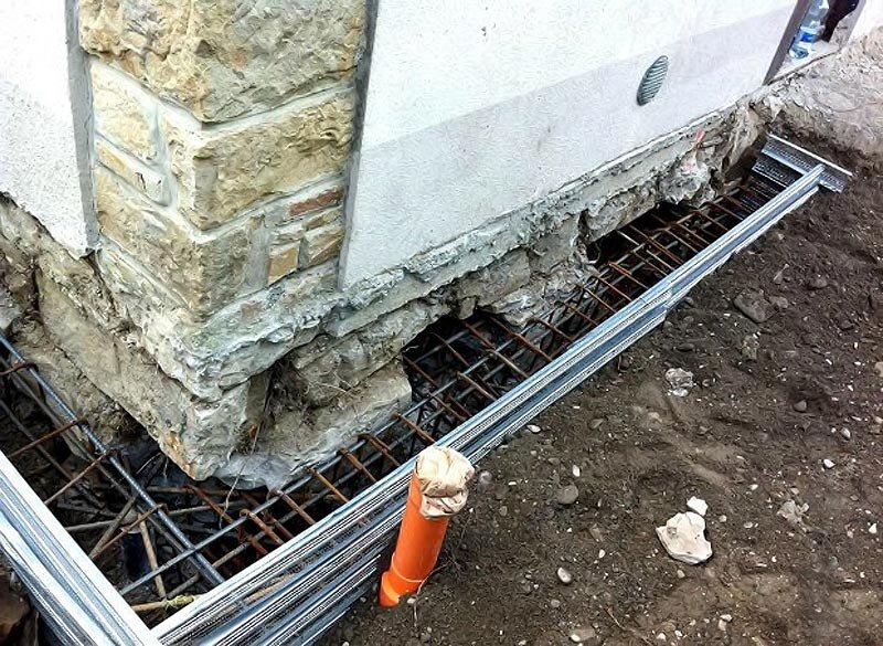 Ремонт цоколя (фундамент)