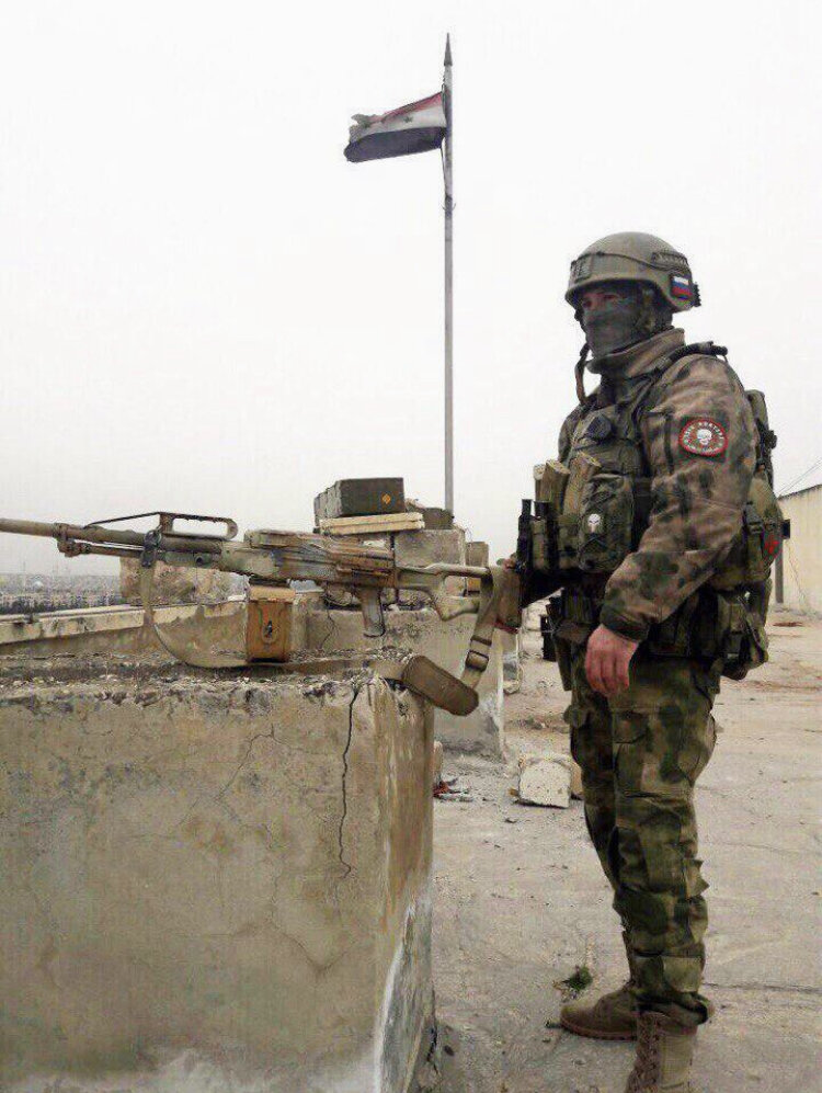 Боец ЧВК «Вагнер» в Сирии. 