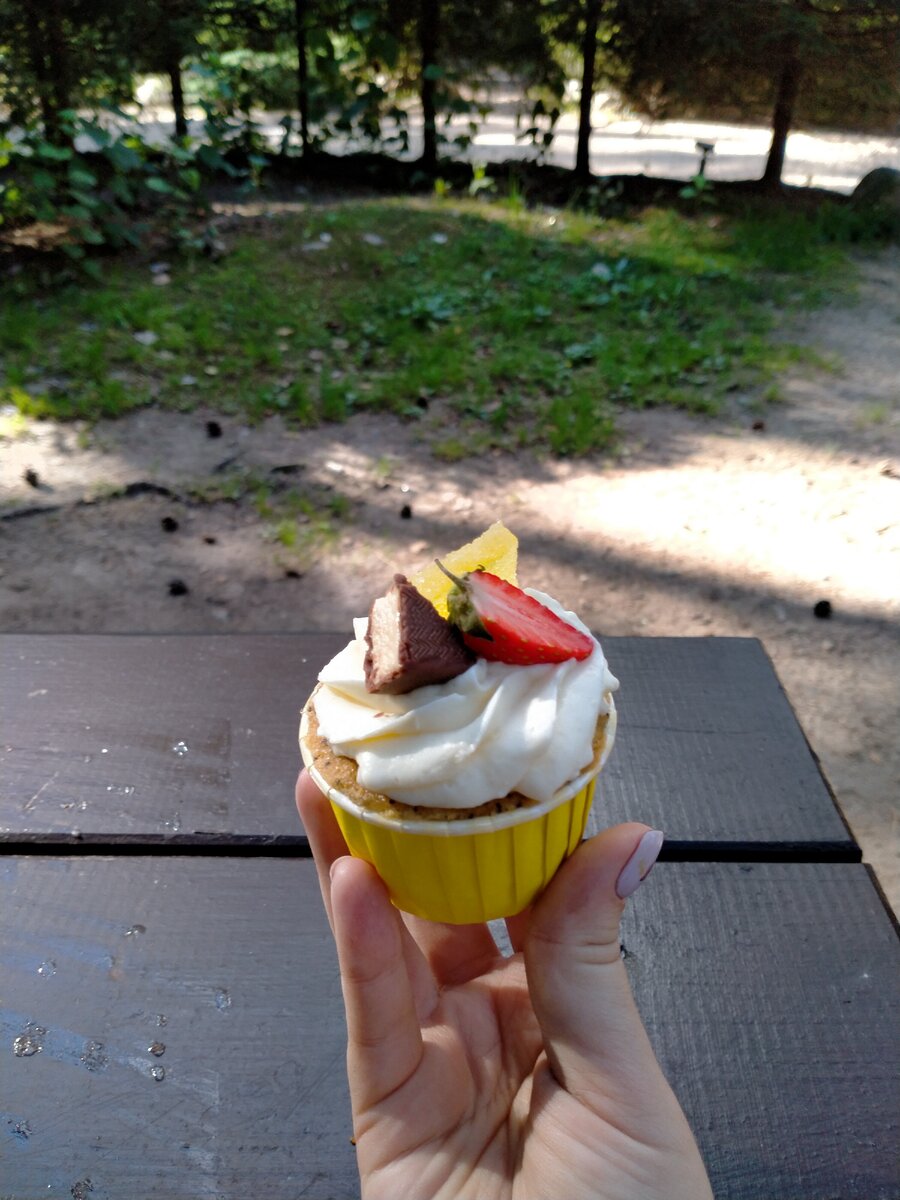 И в точно таком же виде они и приехали. Крем не потек, ничего не отвалилось/не развалилось, ура! Фото на ОРРО А52