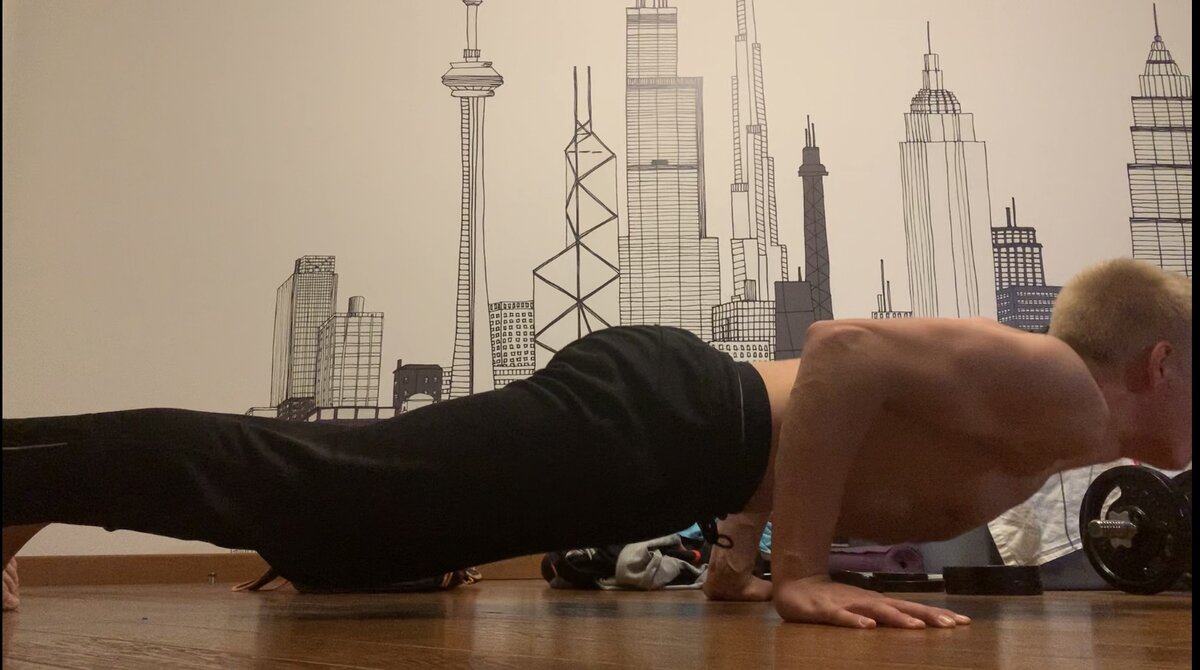 Планш отжимания