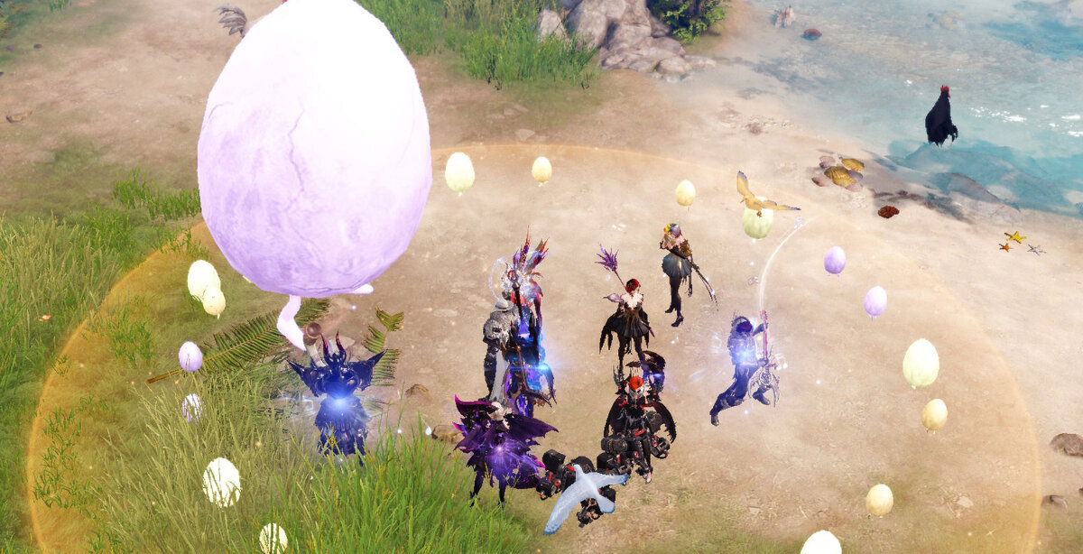                                                                место ивента на острове