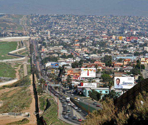 Граница между США и Мексикой 