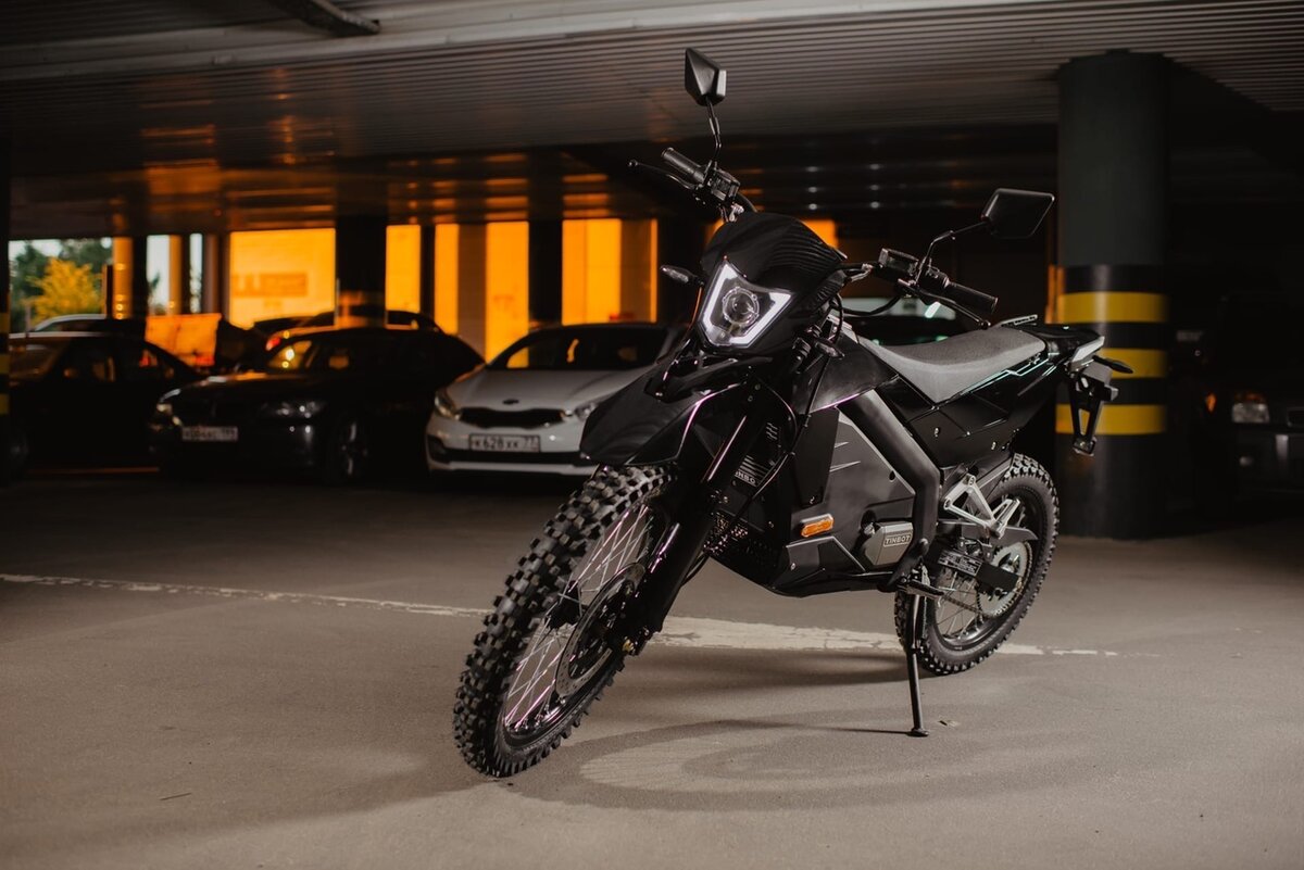 Эндуро мотоцикл на элеткротяге Tinbot (Kollter) ES1 PRO MAX. 