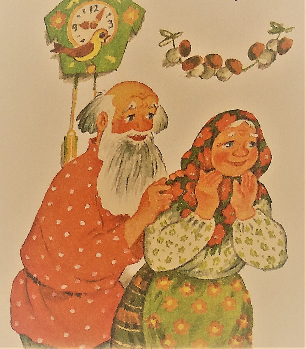 В русских сказках главные действующие лица почему-то дед да баба