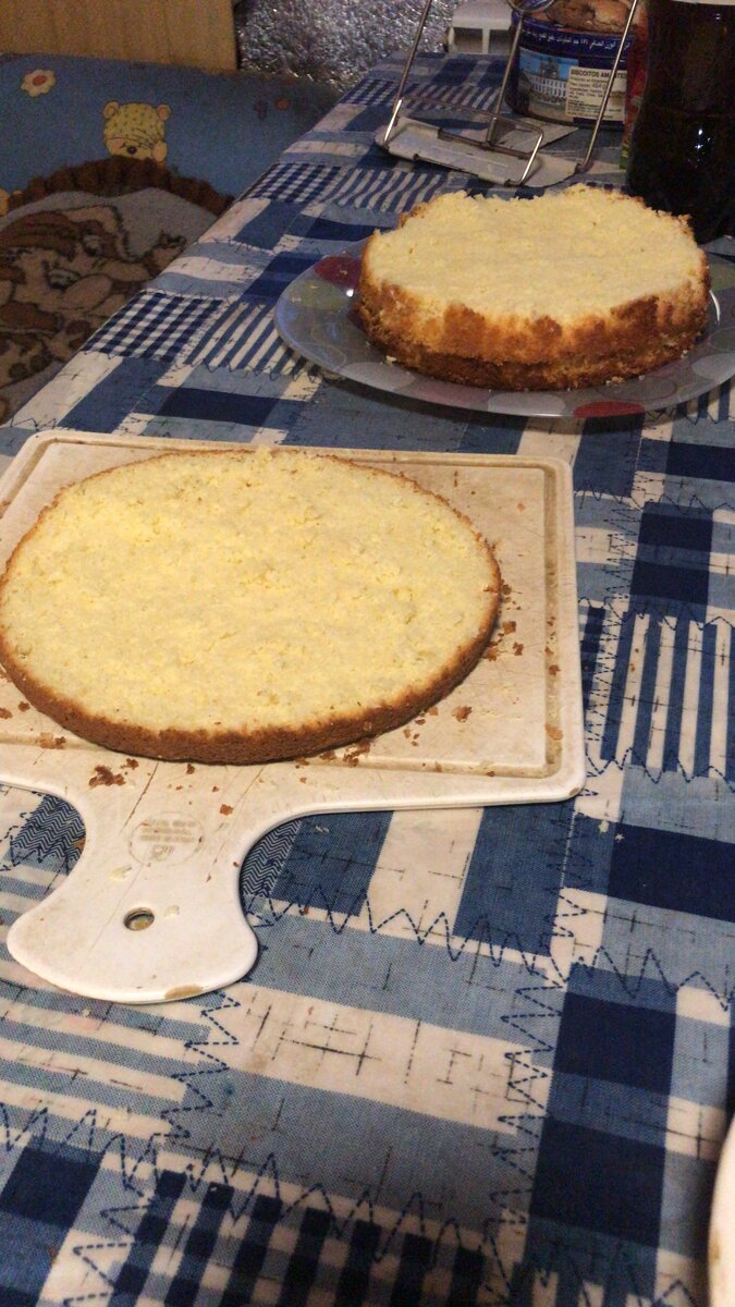 Бисквит в разрезе