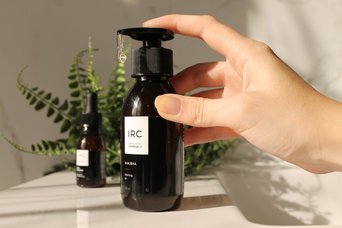 Очищающий гель с AHA|BHA кислотами от IRC