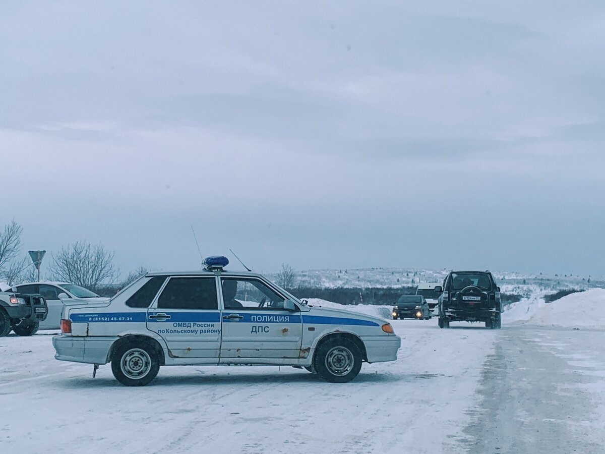 Пост в Североморске: со стороны Мурманска проехать нельзя, ДПС не пускают