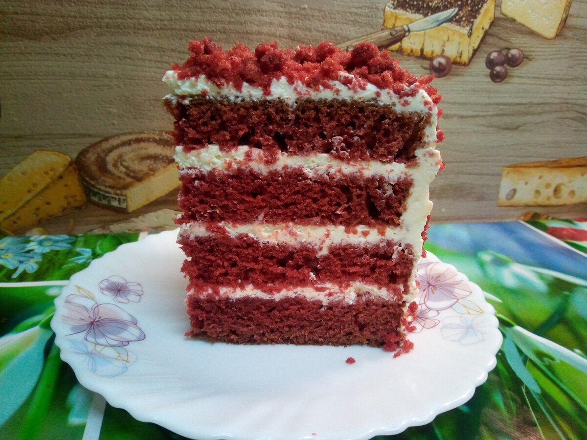 Торт Красный бархат - элегантность и красота