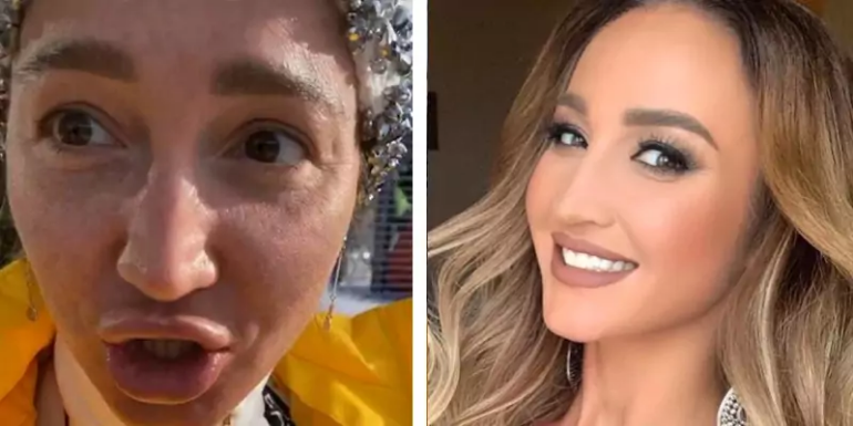 Бузова без косметики