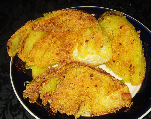 капуста жареная