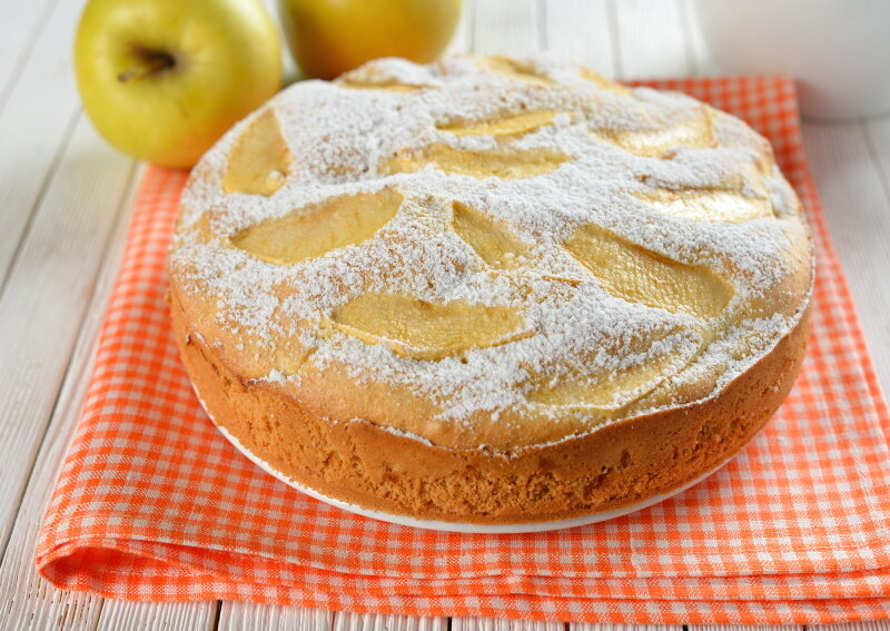 Шарлотка в мультиварке с яблоками. Рецепты пышной яблочной шарлотки оригинально