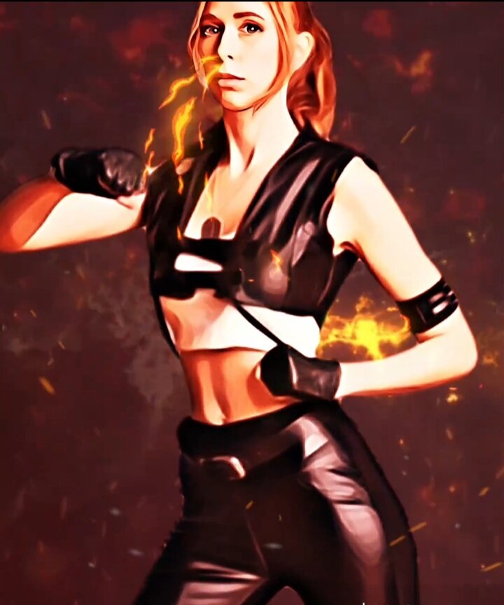 Косплей Sonya из Mortal Kombat. Модель : Алексеева Вера. 