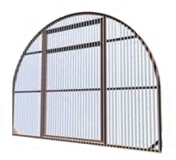 разделяем теплицу на две части 