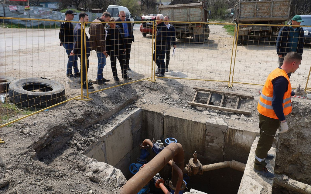 Фотография с сайта ГУП РК "Вода Крыма". Работы на Бештерек – Зуйском водозаборе. 