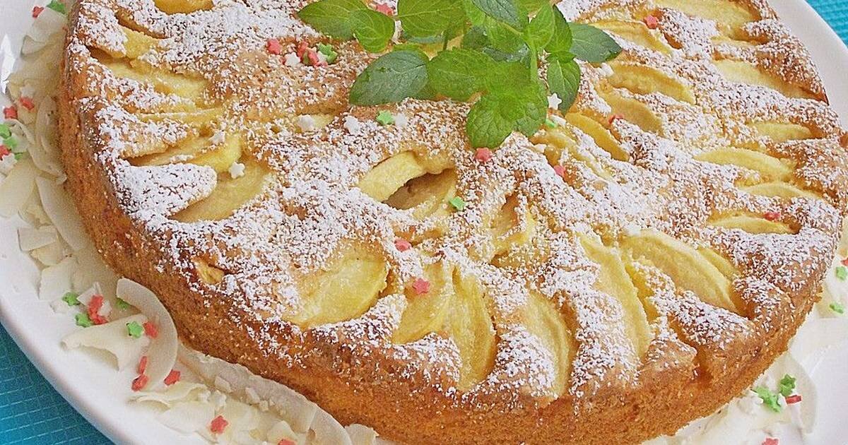 Кулинария простой пирог из яблок