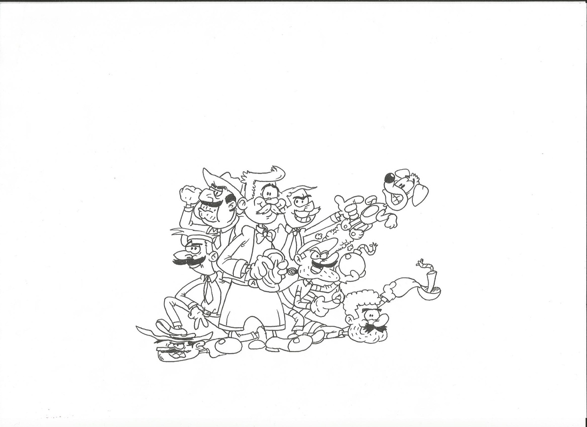 Все персонажи на тот момент