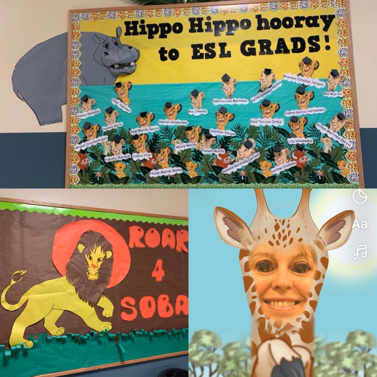 Тема прошлого учебного года - Wild about school. Весь animal print отлично вписался! 