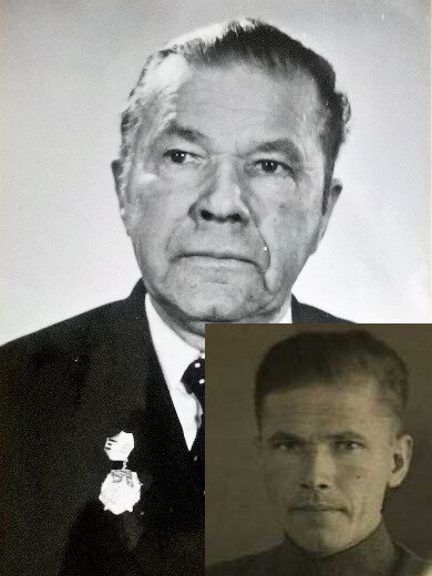 Мой дед, Мовчан Лаврентий Иванович. Фото 40-х и 1984 года. Горжусь!!!