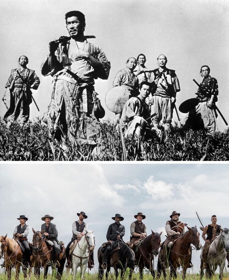 © Toho / 七人の侍, © The Mirisch Corporation / The Magnificent Seven