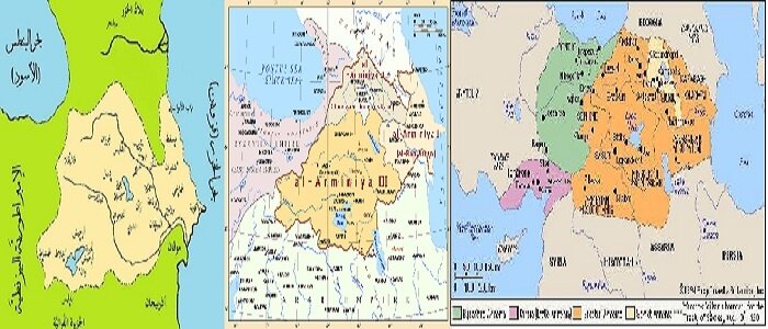 Исторические факты: Арабская карта периода халифата — Баку в составе Армении