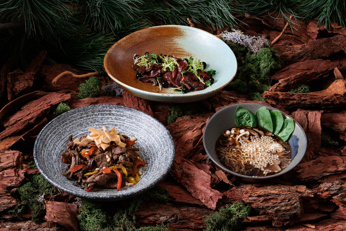 Таёжный сет в ресторане Zuma. 