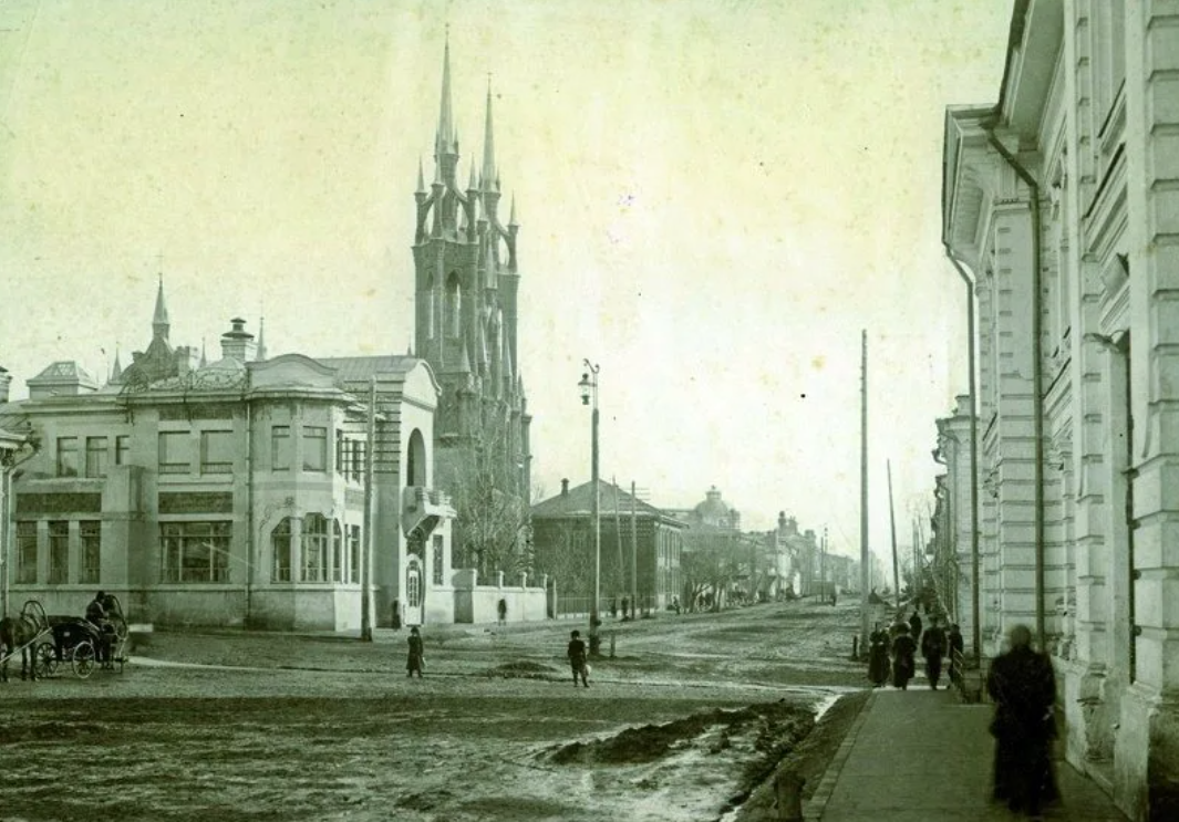 Храм Святого сердца Иисуса в Самаре, старое фото