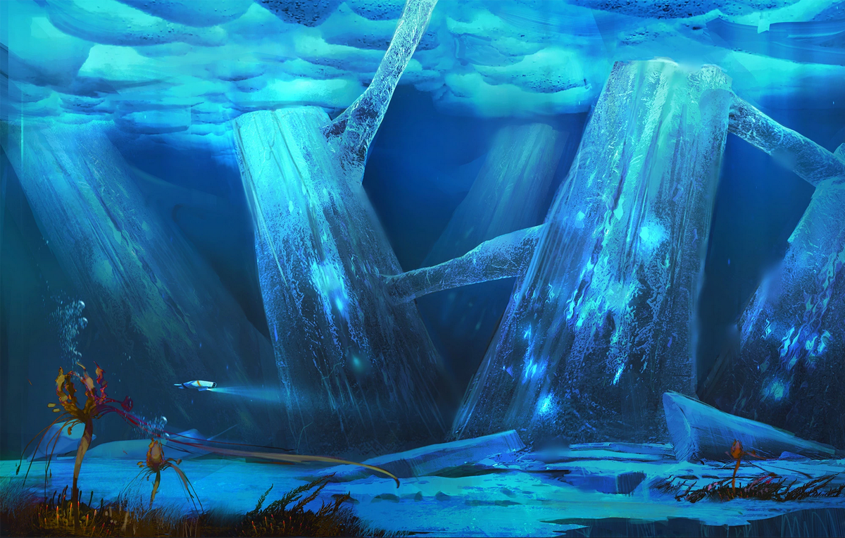 Subnautica below zero последняя версия. Сабнатика. Сабнатик Зеро. Subnautica below Zero арт. Subnautica below Zero ледяной дракон.