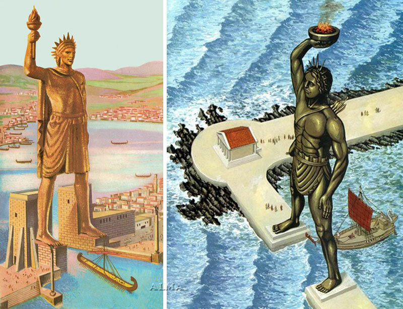 Колосс Родосский, картинка из интернета