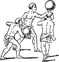 Греческую игру Эпискирос позже переняли римляне, которые изменили её и переименовали в «Гарпастум» («ручной мяч») и несколько видоизменили правила.