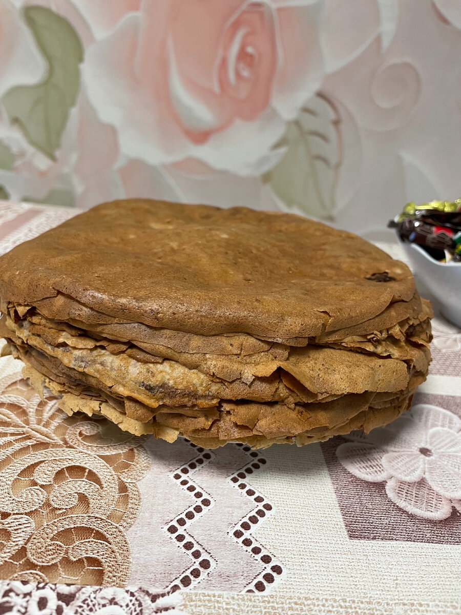 Вот такие тонкие печёночные блинчики у нас получились 