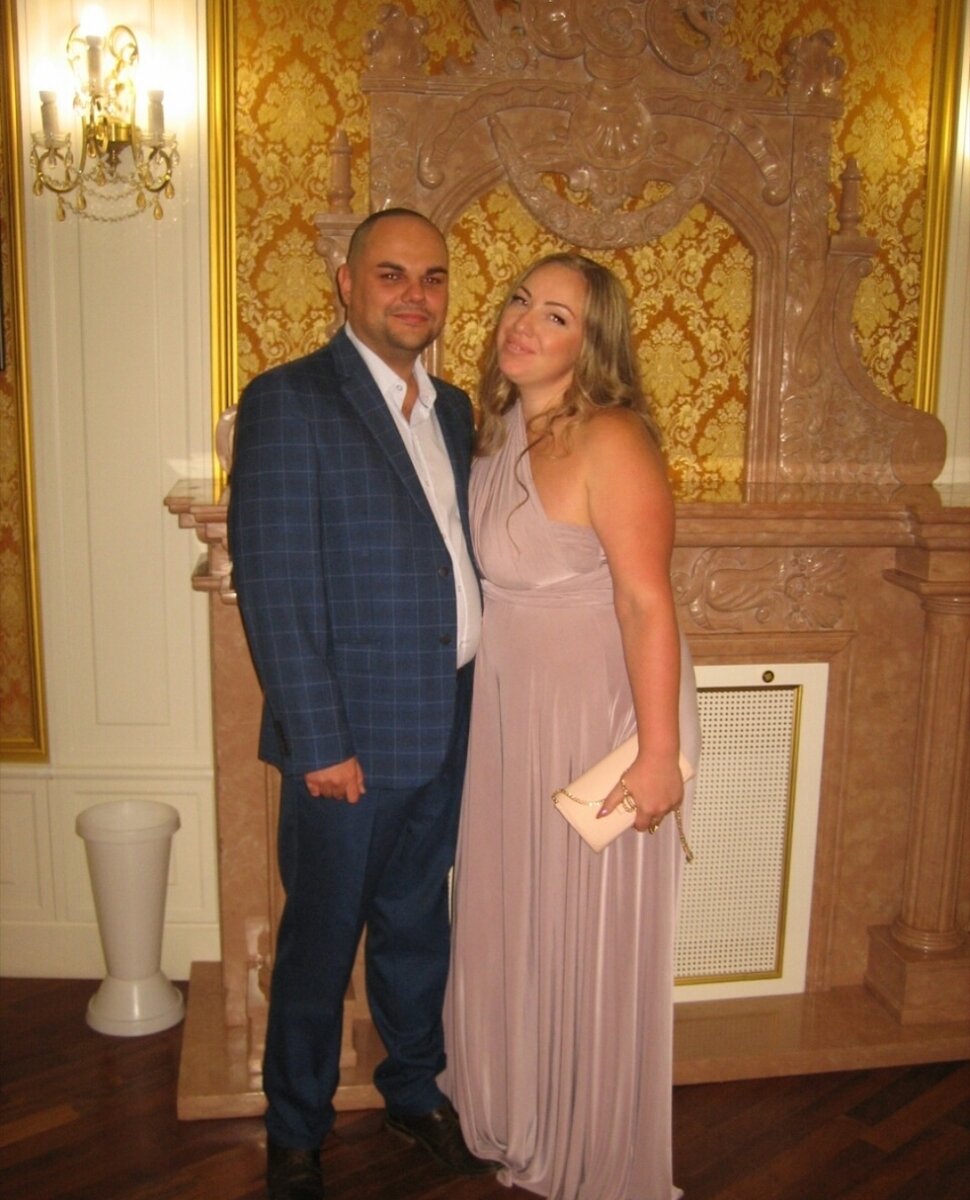 Я с мужем , фото из личного архива. 