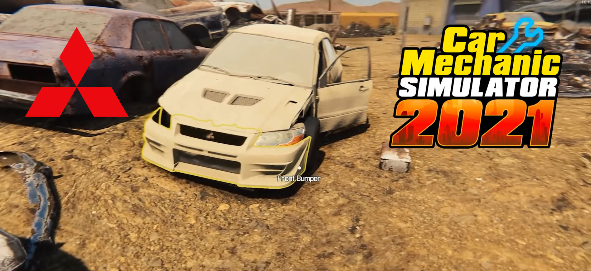 #Car Mechanic Simulator 2021 #GAMES FILM #ИГРЫ Car Mechanic Simulator 2021  реставрация Mitsubishi Lancer Evolution VII