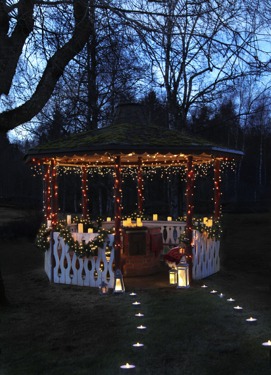 Декоративные светильники для улицы.