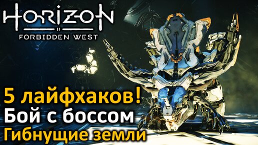 Horizon Forbidden West | Бой с боссом | Гибнущие Земли | 5 лайфхаков