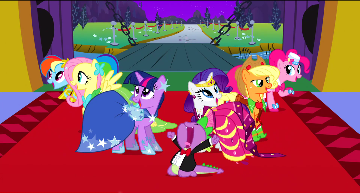 Пони и Спайк на Гала-концерте