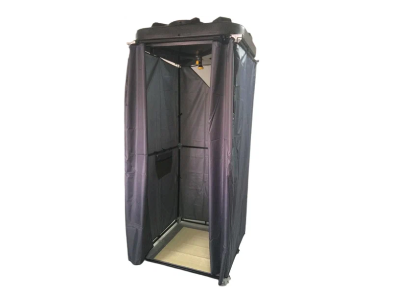 Дачная душевая кабина Удачник под бак Rostok серый