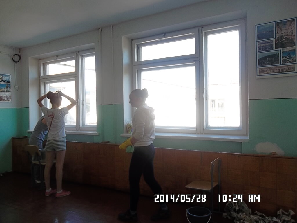 готовимся мыть окна