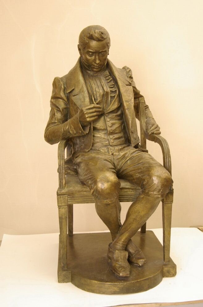 В.А. Беклемишев. Модель памятника А.С. Грибоедову.  1900