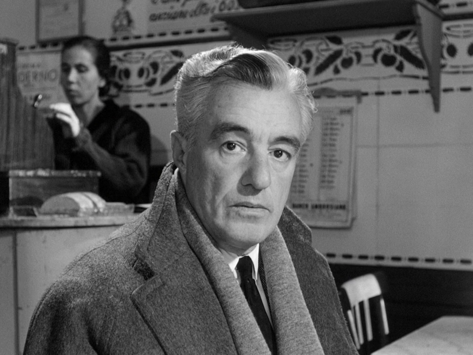 Витторио Де Сика в фильме Роберто Росселлини "Генерал Делла Ровере". 1959 год.