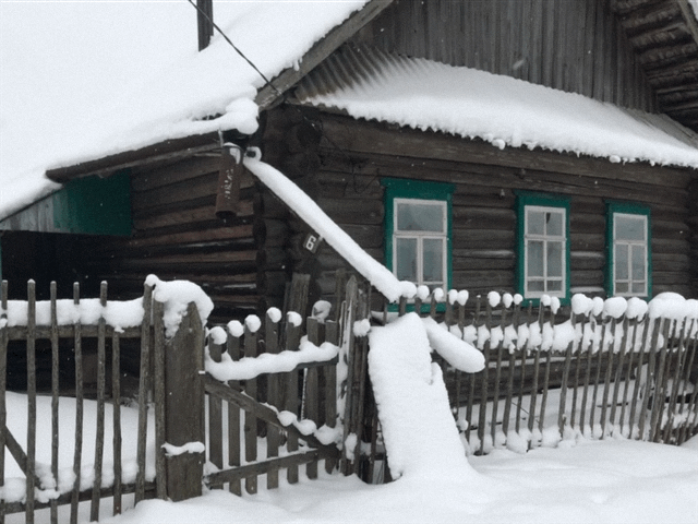 Наш дом. Тот самый, который Акулина продала за 500 рублей. Январь 2019.