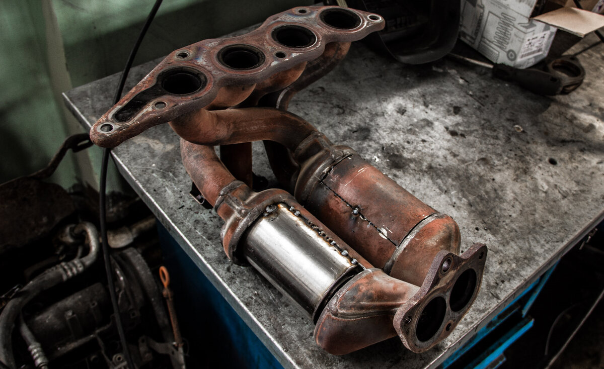 Установка пламегасителя...