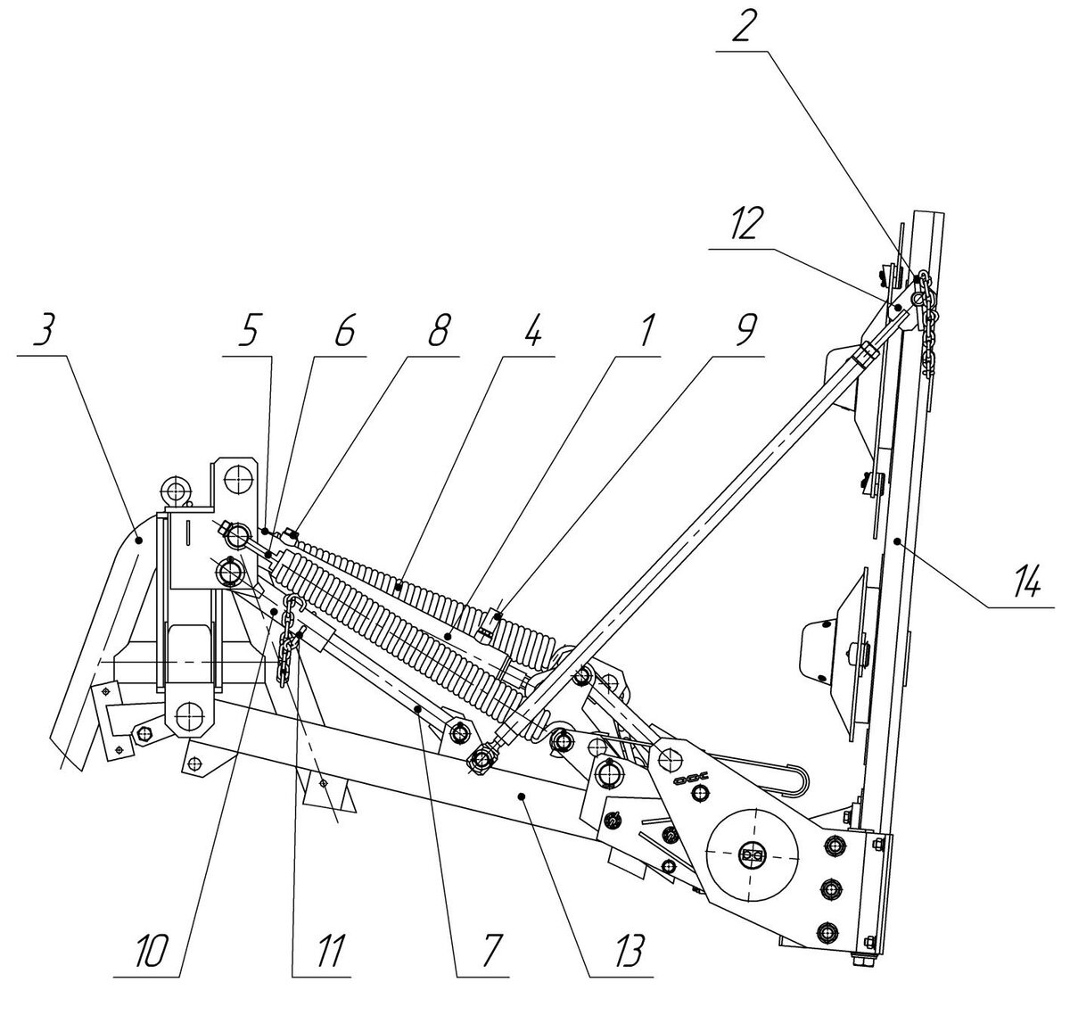 Схема косилки. Подъемный механизм КРН 2.1. Косилка КСФ-2.1 механизм подъема. Механизм подъема КРН 2.1. Рама навески КРН-2.1.